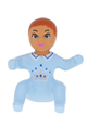 Female Belville figure  dressed as a queen with a long skirt and wearing a crown - belvbaby1