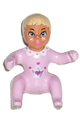 Baby princess figure from the Belville theme wearing a skirt - belvbaby2a