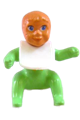 Belville baby boy with bear pattern wearing a baby bib - belvbaby4a
