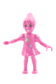 Fairy figure from Belville theme with dark pink color and star pattern - belvfair04