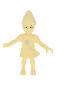 Belville Fairy - Light Yellow with Stars Pattern belvfair05