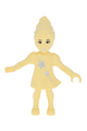 Fairy figure from Belville theme, light yellow with stars pattern - belvfair05a