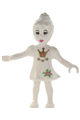Fairy from Belville theme with white body featuring flowers and a crown pattern - belvfair07