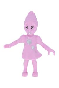 Belville Fairy - Bright Pink with Stars Pattern - With Skirt/Wings belvfair08