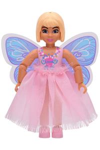 Belville Female - Cherrie Blossom Pink Sleeveless Top with Skirt and Wings belvfem27