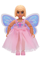 Belville Female - Cherrie Blossom Pink Sleeveless Top with Skirt and Wings - belvfem27
