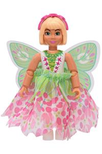 Belville Female - Josephine, White Top with Laced Green Inset, Fairy Skirt, Headband belvfem28a
