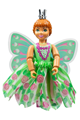 Female Belville Princess Flora with a green skirt and green wings - belvfem29
