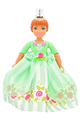Belville Female - Princess Flora Medium Green Top with Skirt, Crown - belvfem31a