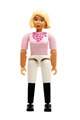 Belville Female - Dark Pink Horse Head Top, Pink Shorts, Black Boots, Black Hair, Helmet - belvfem36