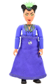 Female Belville figure dressed as a queen with short black hair, purple top, long skirt, and tiara - belvfem41a
