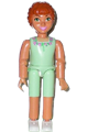 Princess Flora from Belville wearing a light green sleeveless top, white skirt, and crown - belvfem4a