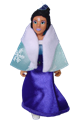 Belville Female - Snow Queen with Skirt, Fur Trimmed Shawl and Tiara - belvfem50a