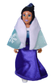 Female Belville Snow Queen with a skirt, fur-trimmed shawl, and tiara - belvfem50a