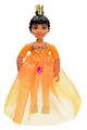 Female Belville Princess Paprika wearing a pale orange top with a skirt - belvfem5a
