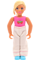 Belville Female - Light Yellow Hair, Pink Shirt with Strawberries Pattern, Pants - belvfem65a