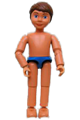 Belville Male - Blue Swimsuit, Brown Hair - belvmale17a