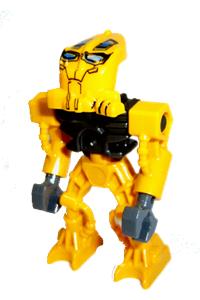 Toa Mahri  - Bionicle Mini Toa Mahri with a bright light orange design - bio024