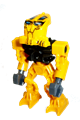Bionicle Mini Toa Mahri with a bright light orange design - bio024