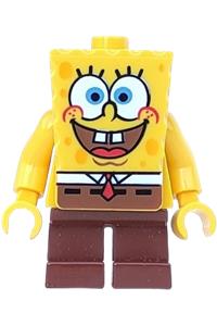 SpongeBob Minifigure - SpongeBob with basic I'm Ready look - bob001