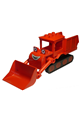 Duplo Muck - Looking Straight, One Red 2 x 4 Plate - btb010
