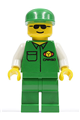 Cargo Worker wearing green shirt, green cap, and green legs in a cargo theme - car003