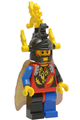 Dragon Knight leader with yellow plumes and a dragon cape - cas001