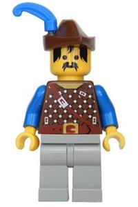 Forestman Minifigure - Forestman 2 from the Dark Forest theme - cas006