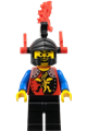 Knight 2 from Dragon Knights theme with black legs, black dragon helmet, and red plumes - cas017