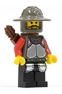Richard the Strong Minifigure - Knight from Knights' Kingdom I without a quiver - cas037
