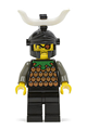 Gilbert the Bad from Knights' Kingdom I wearing a black dragon helmet with a horn and no quiver - cas043