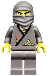 Ninja Ito Minifigure - Gray ninja - cas049