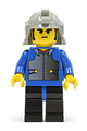 Young ninja samurai wearing a blue attire - cas055