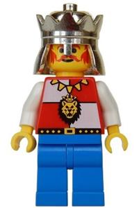 Royal Knights - King, with Blue Legs without Cape and Plume cas060a