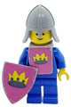 Yellow castle knight with blue vest stickers (Classic Castle) - cas082s