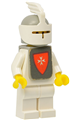 Yellow castle knight with white cavalry vest stickers, in a classic design (Classic Castle) - cas083s