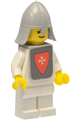 Yellow Castle Knight with white vest stickers (Classic Castle) - cas084s