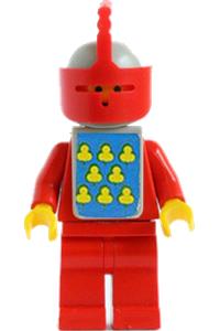Classic - Yellow Castle Knight Red Cavalry - with Vest Stickers cas087s