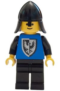 Black Falcon - Black Legs, Black Neck-Protector, Shield Bottom Round cas101