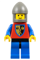 Crusader Axe Solider blue legs with black hips, and a dark gray chin-guard - cas107