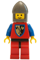 Crusader Axe Solider dark gray chin-guard, red legs with black hips - cas110