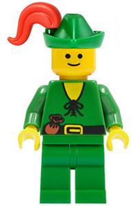 Forestman - pouch, green hat, red plume cas126