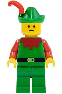 Forestman - red, green hat, red feather cas137