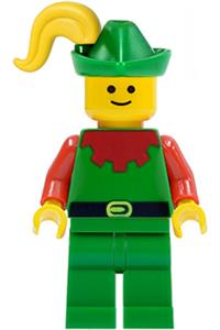Forestman - red, green hat, yellow plume cas138
