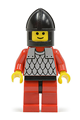 Scale Mail - Red with Red Arms, Red Legs with Black Hips, Black Chin-Guard - cas161