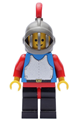 Breastplate - Blue with Red Arms, Black Legs with Red Hips, Dark Gray Grille Helmet, Red Plume - cas186