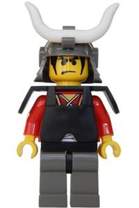 Shogun Red Warlord Minifigure - Shogun ninja with red warlord armor - cas209