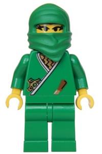 Green Ninja Minifigure - Green ninja female - cas212