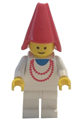 Maiden with Necklace - White Legs, Red Cone Hat - cas216