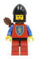 Crusader Lion with red legs (black hips), black chin-guard, and a quiver - cas222